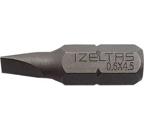 Бита 1/4", SL 4.5x0.6x25 мм IZELTAS 4810200645