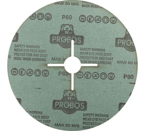 Круг фибровый Forming CF982 CERAMIC 180х 22 мм, P60, 25 шт PROBOS 98227740-25