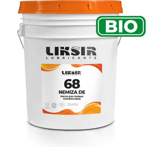 Компрессорное масло на основе синтетических диэфиров Nemiza DE 68, 20 л LIKSIR 201603