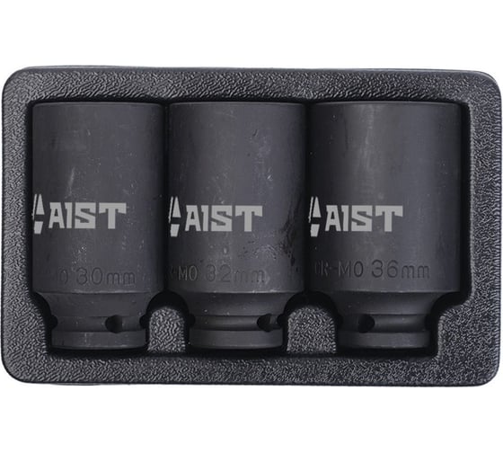 Набор головок ударных глубоких (3 шт; 1/2) AIST 4508103-1 00-00002862 1