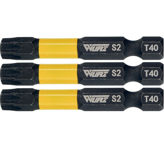 Бита торсионная T40, 50 мм, 10 шт WURZ 2959
