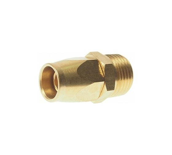 Соединитель резьбовой 1/2 с зажимом для шланга 10х14 мм ROCKFORCE RF-B1410/4(15062)