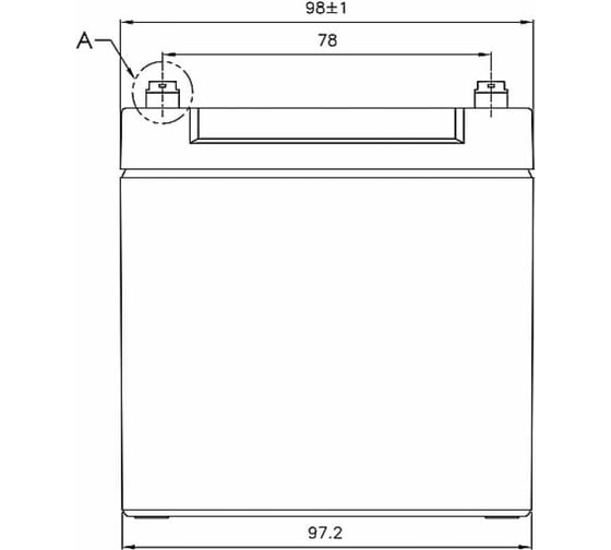 Аккумулятор для ИБП CSB GPL12120 F2 12В, 12 Ач УТ-00000102