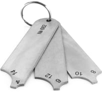 Шаблон сварщика универсальный УШС-2 (шаблон катетов шва) ЧИЗ 410000а