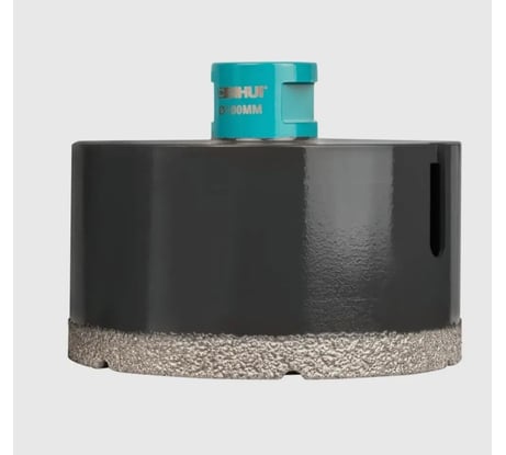 Коронка алмазная по керамограниту для УШМ 100 мм, вакуумная пайка BIHUI DBDF100