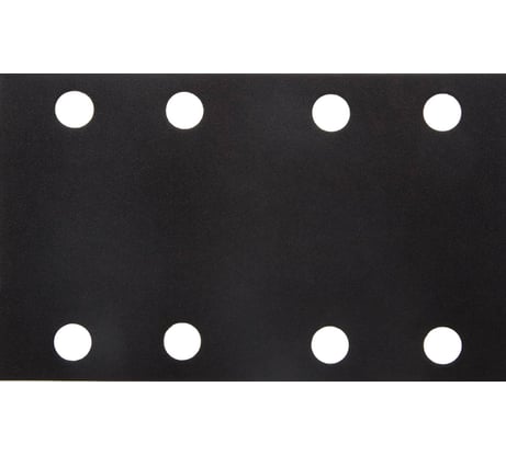 Универсальный шлифовальный лист Uragan оптимален для твердых пород дерева 8 отверстий по линии на липучке для ПШМ P320 80x133 мм 10 шт. 907-22111-320-10