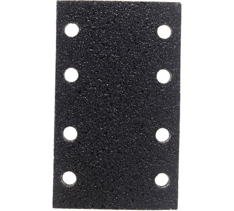 Универсальный шлифовальный лист Uragan оптимален для твердых пород дерева 8 отверстий по линии на липучке для ПШМ P40 80x133 мм 10 шт. 907-22111-040-10