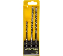 Набор буров по бетону STAYER 3 шт. 2930-H3