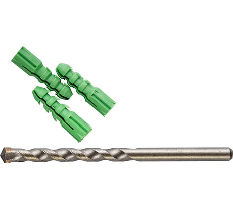 Набор сверл по бетону STAYER MASTER с дюбелями 11 шт. 29111-H11-10