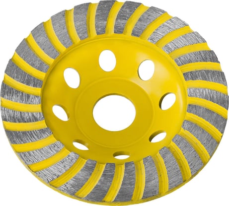 Алмазная сегментированная чашка, STAYER Turbo-Plus 115мм 33380-115