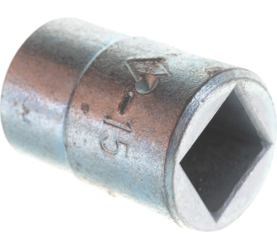 Торцовая головка НИЗ оцинкованная 1/2" - 15 мм 2772-15