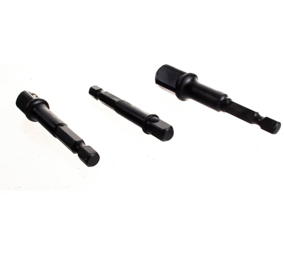 Набор адаптеров для торцевых головок KRAFTOOL Expert 65 мм, 3 предмета, 1/4", 1/2", 3/8" 26775-H3