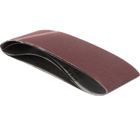 Шлифовальная универсальная бесконечная лента STAYER на тканевой основе для ЛШМ P180 75x533 мм 3 шт. 35442-180