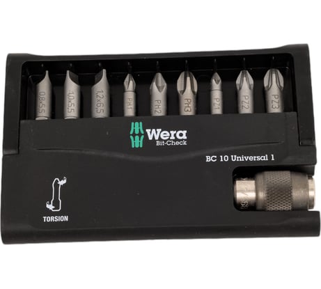 Набор бит Wera 10 предметов WE-056161