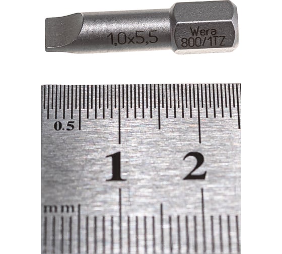Бита Wera 800/1 TZ 1x5.5x25 мм WE-056225