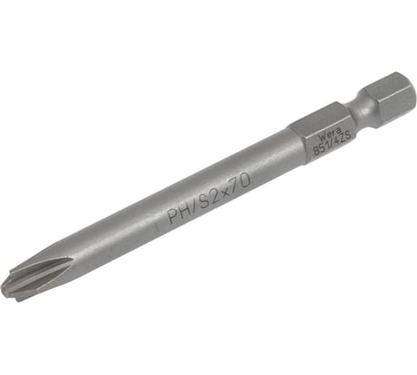 Бита Wera 851/4 PH/S 2х70 мм WE-059721