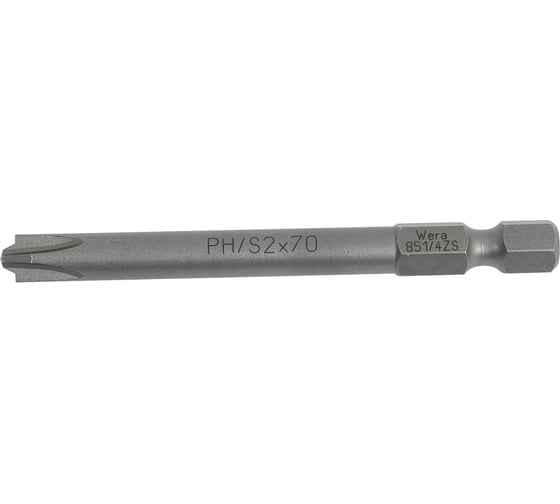 Бита Wera 851/4 PH/S 2х70 мм WE-059721