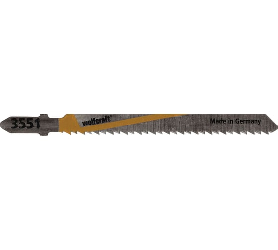 Пилки Wolfcraft для электролобзика по дереву и пластмассе 2 шт. 3551000