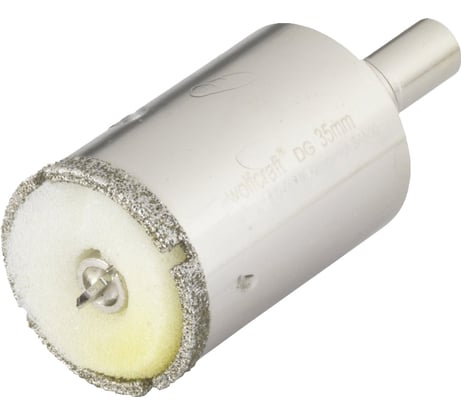 Буровая коронка Wolfcraft по керамической плитке D 35 мм  5926000