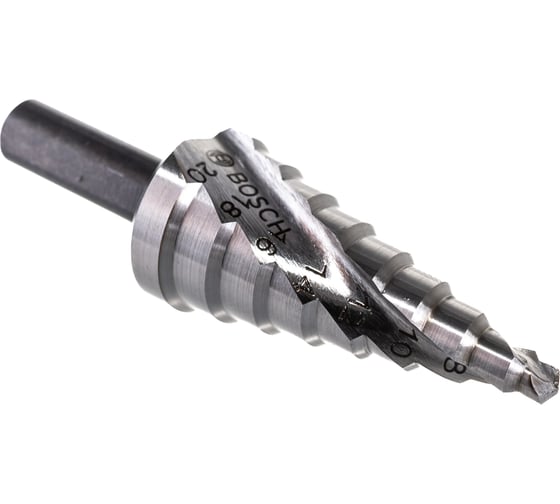 Ступенчатое сверло по металлу Bosch HSS 4-20 мм 2608597519