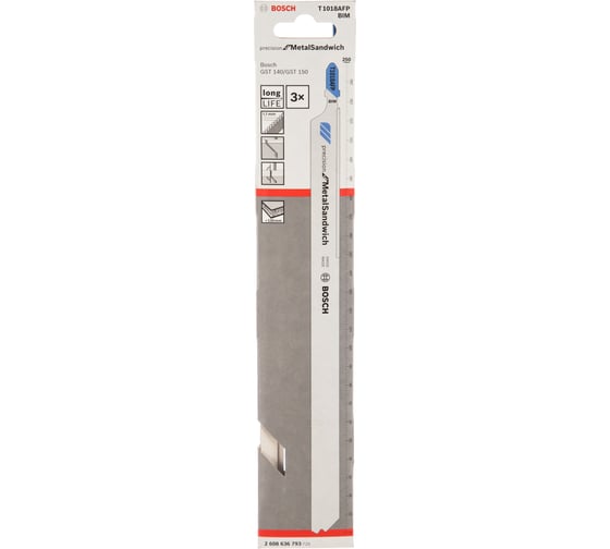 Набор пил Bosch PrecSandwich T1018AFP 2608636793 3 шт.