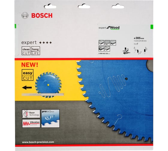 Торцевая пила Bosch Expert for Wood 305x30x2.4 мм 2608642531