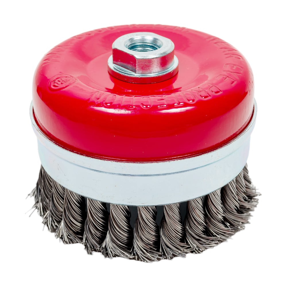 Щетка Matrix для УШМ Heavy Duty 100 мм М14 "чашка" крученая ...