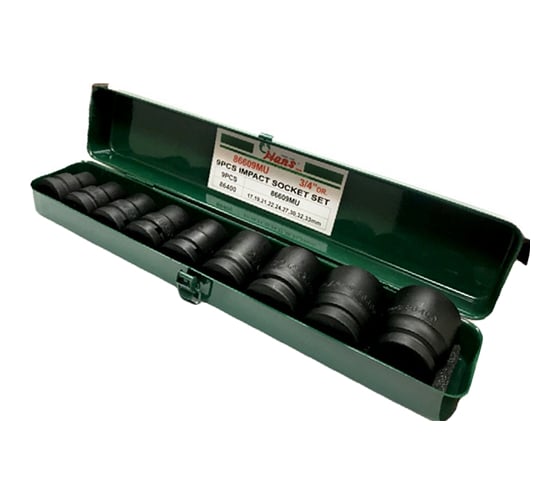 Комплект ударных головок Hans 3/4" 17-33 мм 9 предметов 86609MU
