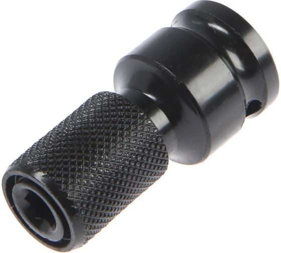Адаптер для бит с квадратом 1/2" на шестигранник 1/4" ТУНДРА 7443390