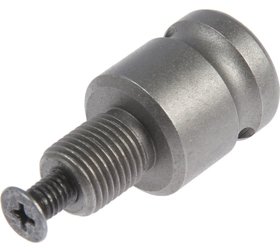 Адаптер для гайковерта CrV, с квадрата 1/2" на резьбу 1/2", 35 мм ТУНДРА 7443396