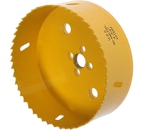 Коронка биметаллическая 121 мм, M16, с дополнительной фиксацией ТУНДРА 7351953