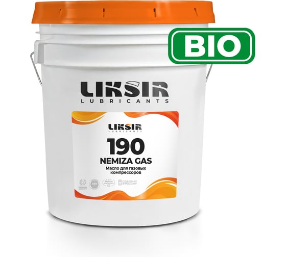 Масло для газовых компрессоров на основе PAG Nemiza GAS 190, 20 л LIKSIR 201509