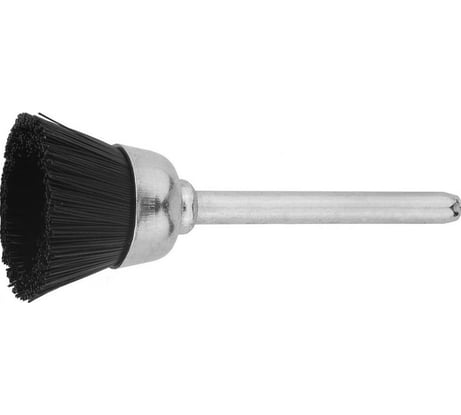 Нейлоновая кистевая щетка Зубр на шпильке d 12.0x3.2 мм L 42.0 мм 35930