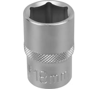 Торцовая шестигранная головка Stels 18 мм CrV под квадрат 1/2" 13829