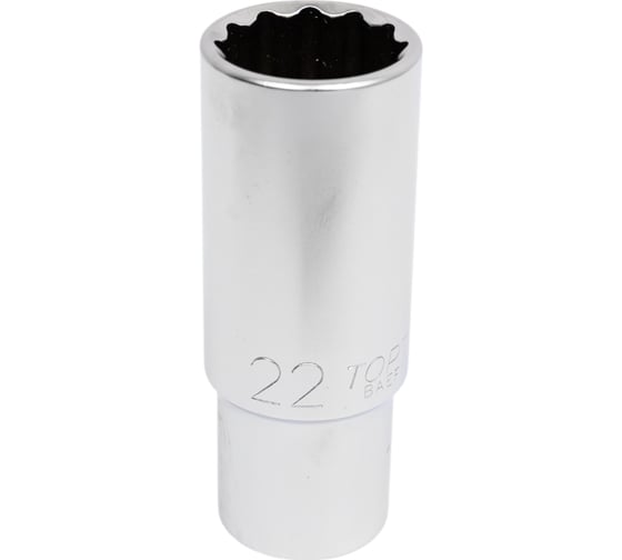 Головка торцевая длинная 12-гранная 22 мм, 1/2"DR TOPTUL BAEF1622
