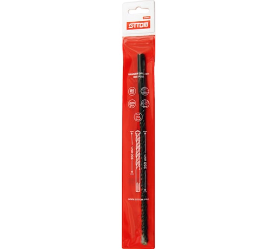 Бур PLUS 8x260х200 мм OTTOM 41021