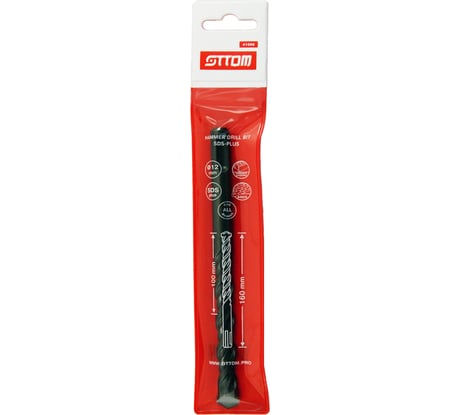 Бур PLUS 12x160х100 мм OTTOM 41008