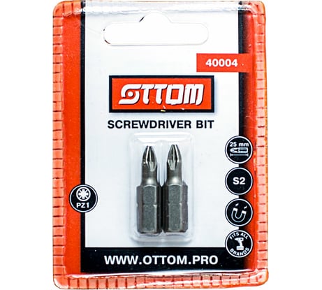 Бита PZ1x25 мм (S2, 1 шт) OTTOM 40004