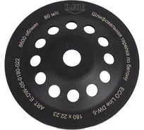 Тарелка шлифовальная ECO Line DW-5 (180 мм, 22,2 мм) D.BOR E-DW-05-0180-022