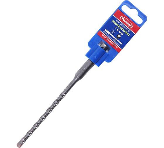 Бур по бетону SDS-plus Professional 6x160 мм Tsunami T10610200006160
