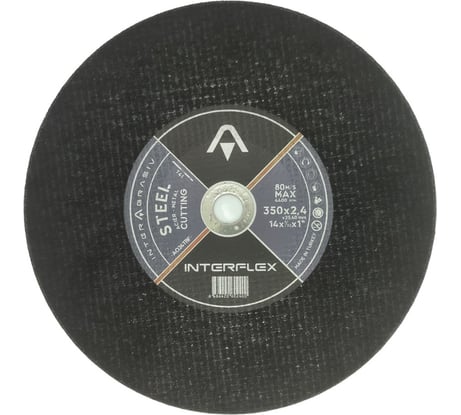Отрезной круг STEEL AO36TBF 350x2.4x25.4 мм, 40 мм, Т41, металл Interflex 4078352410