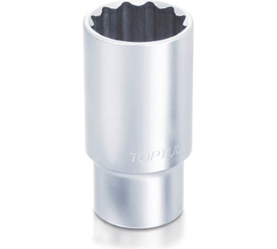 Головка торцевая длинная 12-гранная 12 мм, 3/8"DR TOPTUL BAEF1212 1