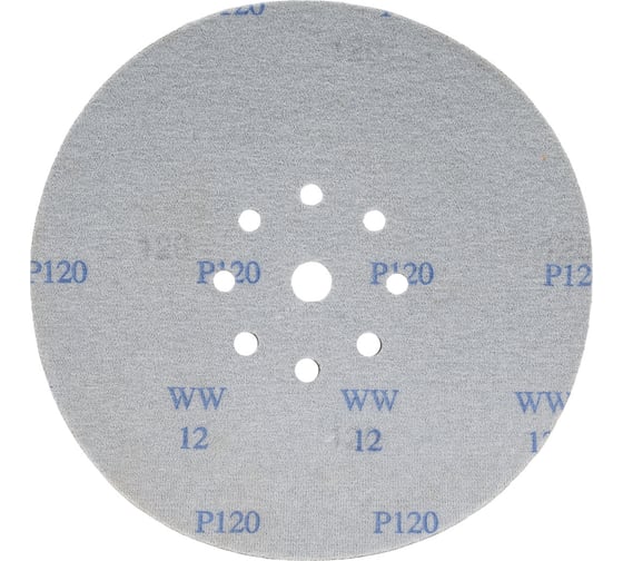 Круг шлифовальный Platinum 225 мм, 9 отв., P120 Deerfos 4673761446200