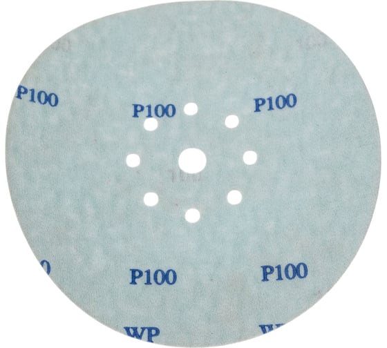 Круг шлифовальный Platinum 225 мм, 9 отв., P100 Deerfos 4673761446194