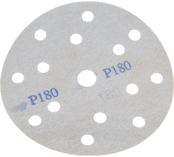 Круг шлифовальный Platinum 150 мм, 15 отв., P180 Deerfos 4673761445227