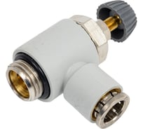 Дроссель с обратным клапаном PMCU 706-1/4-8 регулирование на выхлопе CAMOZZI 30-8105-4949