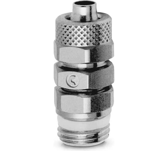 Фитинг с накидной гайкой 1560 12/10-3/8 CAMOZZI 50-1560-3758 1