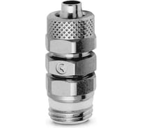 Фитинг с накидной гайкой 1560 10/8-3/8 CAMOZZI 50-1560-3558