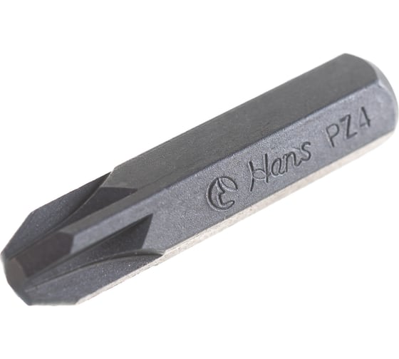 Бита короткая крестовая (PZ4; 5/16) Hans 032-4PZ4