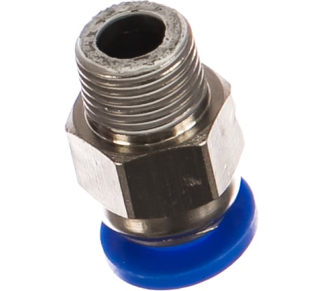 Фитинг для пластиковых трубок 6 мм с наружной резьбой 1/8" Rockforce RF-SPC06-01(2086)